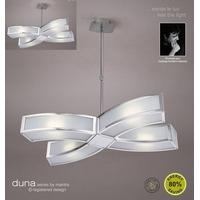 m8404 duna low energy 4 light semi flush ceiling pendant