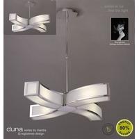 m8390 duna low energy 4 light semi flush ceiling pendant