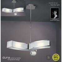m8391 duna low energy 3 light semi flush ceiling pendant