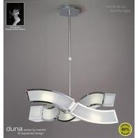 m8389 duna low energy 6 light semi flush ceiling pendant