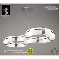 m8646 guss low energy 8 light ceiling pendant