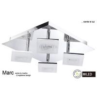 m8212 marc led 4 light ceiling light in polished chrome