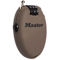 Masterlock 2x700mm Retractable 3 Digit Combination Lock Grey