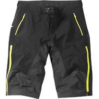 Maddison Addict Waterproof Shorts Black/Limeaid