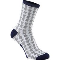 Madison Road Race Apex Long Sock White/Grey