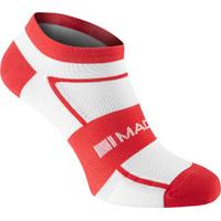 Madison Sportive Low Sock Twin Pack White/Red