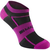 Madison Sportive Womens Low Sock Twin Pack Black/Very Berry