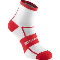 madison sportive mid sock twin pack whitered