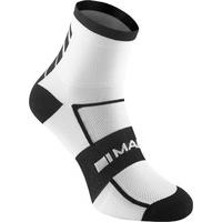 madison sportive mid sock twin pack whiteblack