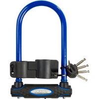 Master Lock Street Fortum Gold Sold Secure D Lock 210x110mm Blue