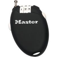 Masterlock 2x700mm Retractable 3 Diget Combination Lock Black