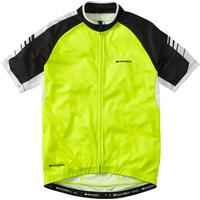 madison peloton ss jersey hi vis yellowblack