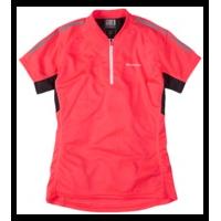 Madison Stellar Short Sleeve Womens Jersey Hi Vis Pink