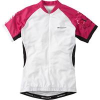 Madison Keirin Womens SS Jersey White/Very Berry