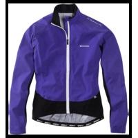 Madison Womens Sportive Hi Viz Waterproof Jacket Purple