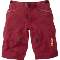 madison flux shorts blood red