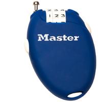 Masterlock 2x700mm Retractable 3 Digit Combination Lock Blue