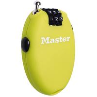 Masterlock 2x700mm Retractable 3 Digit Combination Lock Yellow
