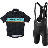 Madison Sportive Jersey and Shorts Starter Pack Black/Blue