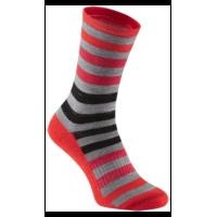 madison merino 3 season sock red