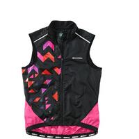 Madison Sportive Womens Windproof Gilet Black/Pink