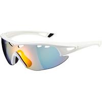 Madison Recon Glasses Gloss White Frame/Silver Mirror Lens