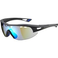 Madison Recon Glasses Matte Grey/Blue Mirror Lens