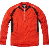 madison flux ls jersey chilli red