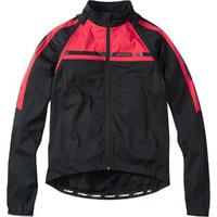 Madison Sportive Convertible Softshell Jacket Black/Flame Red