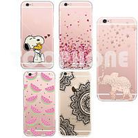 MAYCARIElephant Soft Transparent TPU Back Case for iPhone 5/5S(Assorted Colors)
