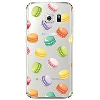 Macaron Party Pattern Soft Ultra-thin TPU Back Cover For Samsung GalaxyS7 edge/S7/S6 edge/S6 edge plus/S6/S5/S4