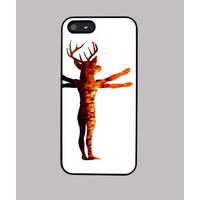 man burning forest case iphone 45