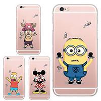 MAYCARIPoor Cartoon Targets Transparent TPU Back Case for iPhone 6/iphone 6S(Assorted Colors)