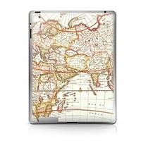 Map Pattern Protective Sticker for iPad 1/2/3/4