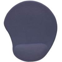 Manhattan Ergonomic Textured Gel Mousepad With Built-in Gel-filled Wrist Rest Blue (427203)