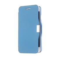 Magnetic Flip PU Leather Hard Skin Ultra Slim Pouch Wallet Case Cover Protective Shell for Apple iPhone 6 Blue
