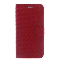 Magnetic Flip Textured PU Leather Case Hard PC Back Cover Skin Pouch Ultra Slim Card Slot for Apple iPhone 6 Plus 5.5\