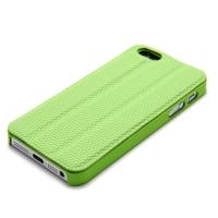 Magnetic Adsorption Mobile Shell Protective Cover Multifunctional Folding Holder Back Case Headphone Bobbin Winder for iPhone 5 Green