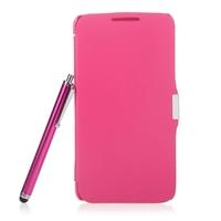 Magnetic Flip Leather Hard Full Case Cover for Samsung N9000 Galaxy Note3+Stylus Pen+Screen Film Rose