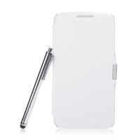 Magnetic Flip Leather Hard Full Case Cover for Samsung N9000 Galaxy Note3+Stylus Pen+Screen Film White