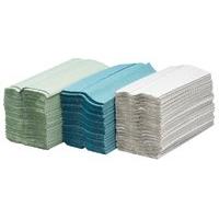 Maxima Green C-Fold Hand Towel 2 Ply White Pack of 24 x 100 Sheets