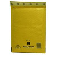 mail lite gold bl 180x260mm pk100 mlgd1