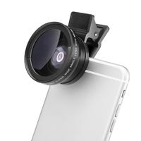 mactrem 37mm 2 in 1 optical phone glass lens 045x wide angle lens 125x ...