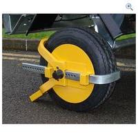 maypole trailer wheel clamp 8 10 colour yellow