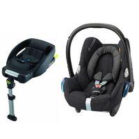maxi cosi cabriofix group 0 car seat bundle with base black raven new