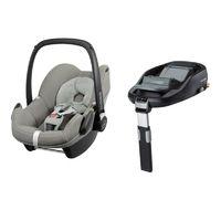 Maxi Cosi Pebble Group 0+ Car Seat With Family Fix Base-Grey Gravel (NEW 2017)