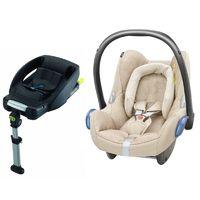 Maxi Cosi Cabriofix Group 0+ Car Seat Bundle With Base-Nomad Sand (NEW 2017)
