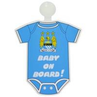Manchester City Kit Baby On Board Sign - Multi-colour