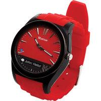 Martian MN200RBR Notifier Analogue Watch with OLED Readout - Black/Red