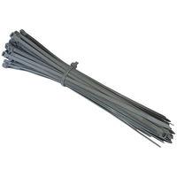Machine Mart 50 Pack Silver Cable Tie Set 250mm
